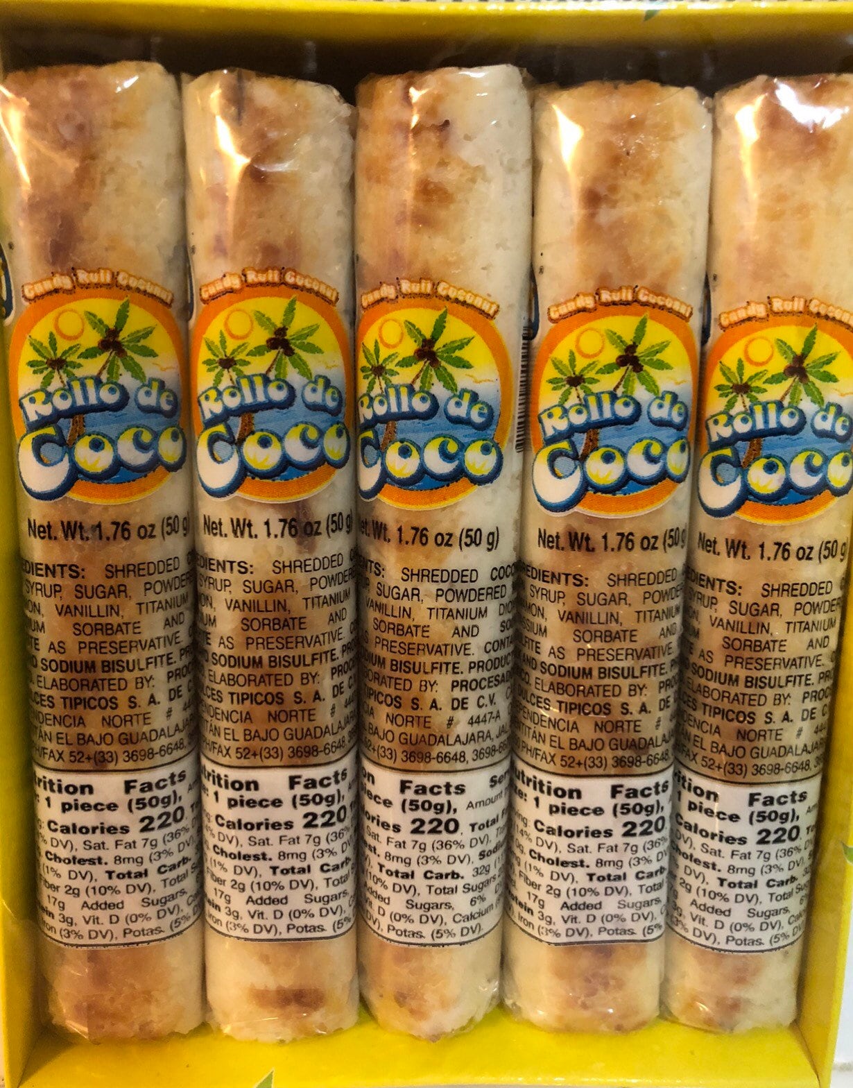 Mexican Candy Rollo De Coco Coconut Candy Rolls 10 Pieces Etsy