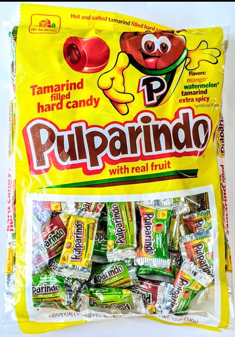 Mexican Candy Pulparindo Tamarind Filled Hard Candy Assorted Etsy