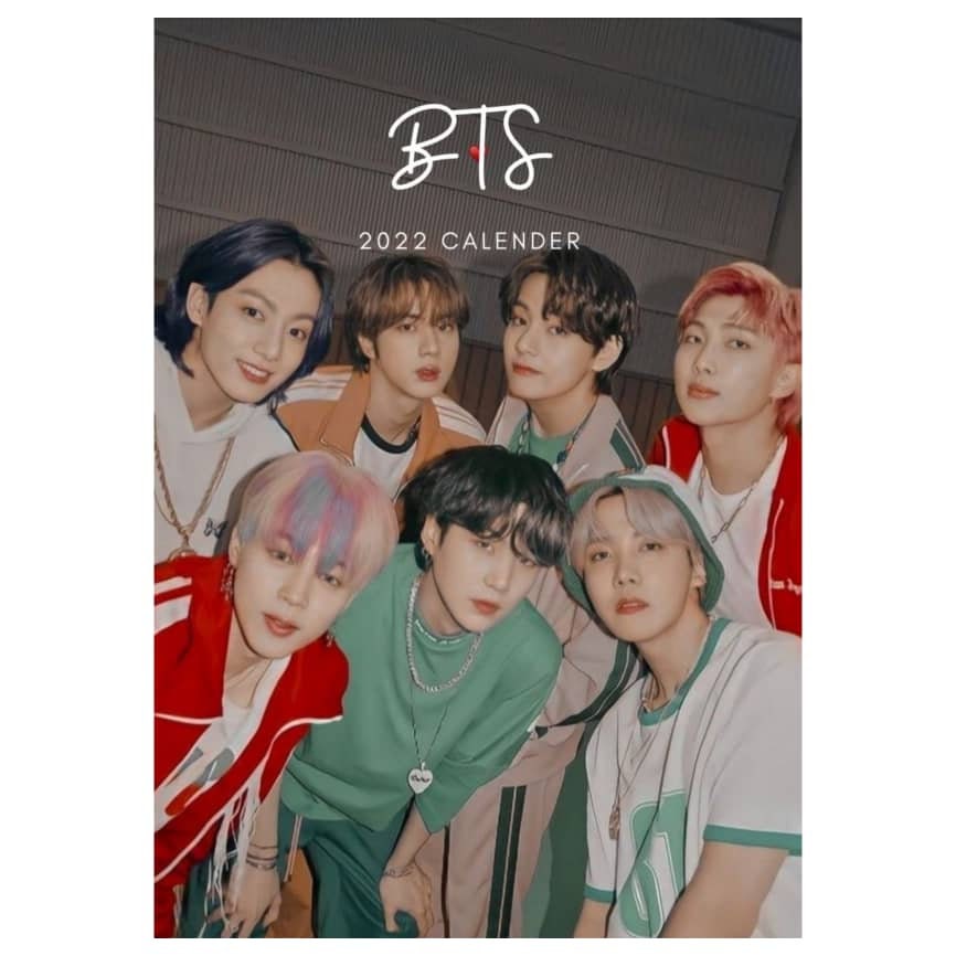 bts 2022 printable calendar etsy