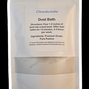 Chinchilla Dust Bath | Pumice Powder | Degu Hygiene