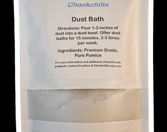 Chinchilla Dust Bath | Pumice Powder | Degu Hygiene