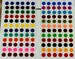 144 Pcs Multi Color Round Plain Bindis, Casual Bindis, Plain Bindis, Face Bindis, Bollywood Bindis, Self Adhesive Stickers, Gift for Gift 