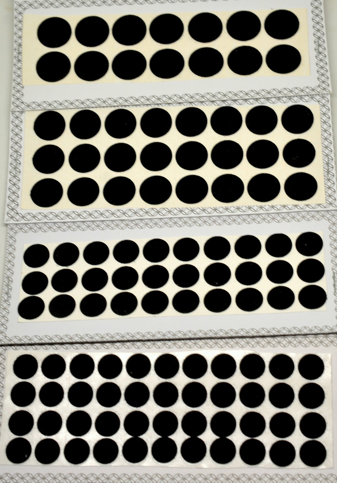 Large Size Black Round Plain Bindi Pack, Casual Black Circle Bindi for ...