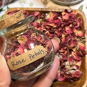 Organic Rose Petals, Dry Rose, Red Rose, Natural Rose Petals, Bath Roses, Aromatherapy Herbs, Craft Roses, Dry Botanicals, Rose Petals