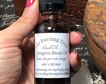 Dragons Blood Oil, Pure Dragons Blood Oil, Dragons Blood, Ritual Oil, Protection Oil, Altar Oil, Banishing Oil, Spell Oil, Draco Oil