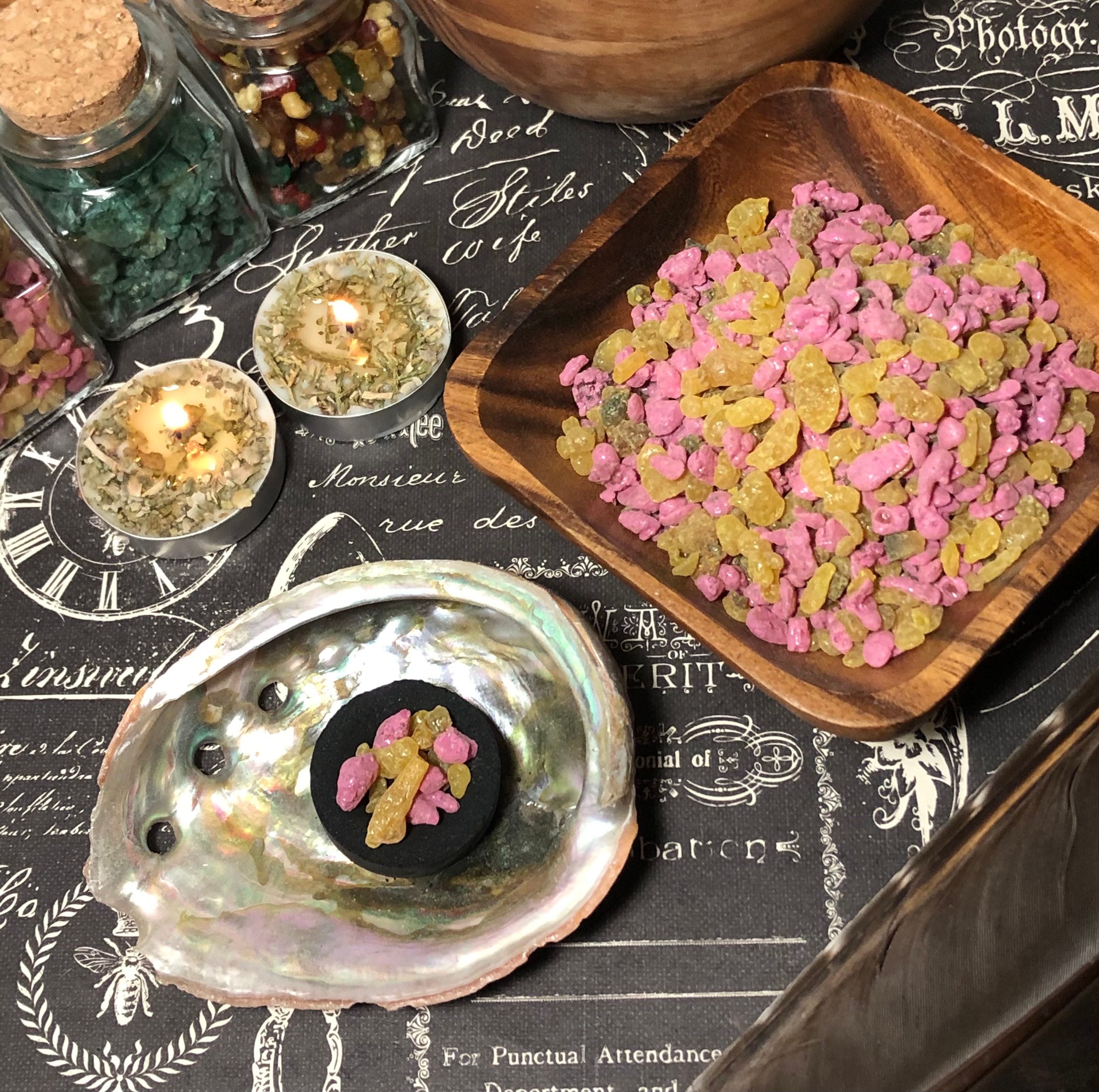 Good Luck Resin Incense Resin Natural Incense Good Luck Etsy