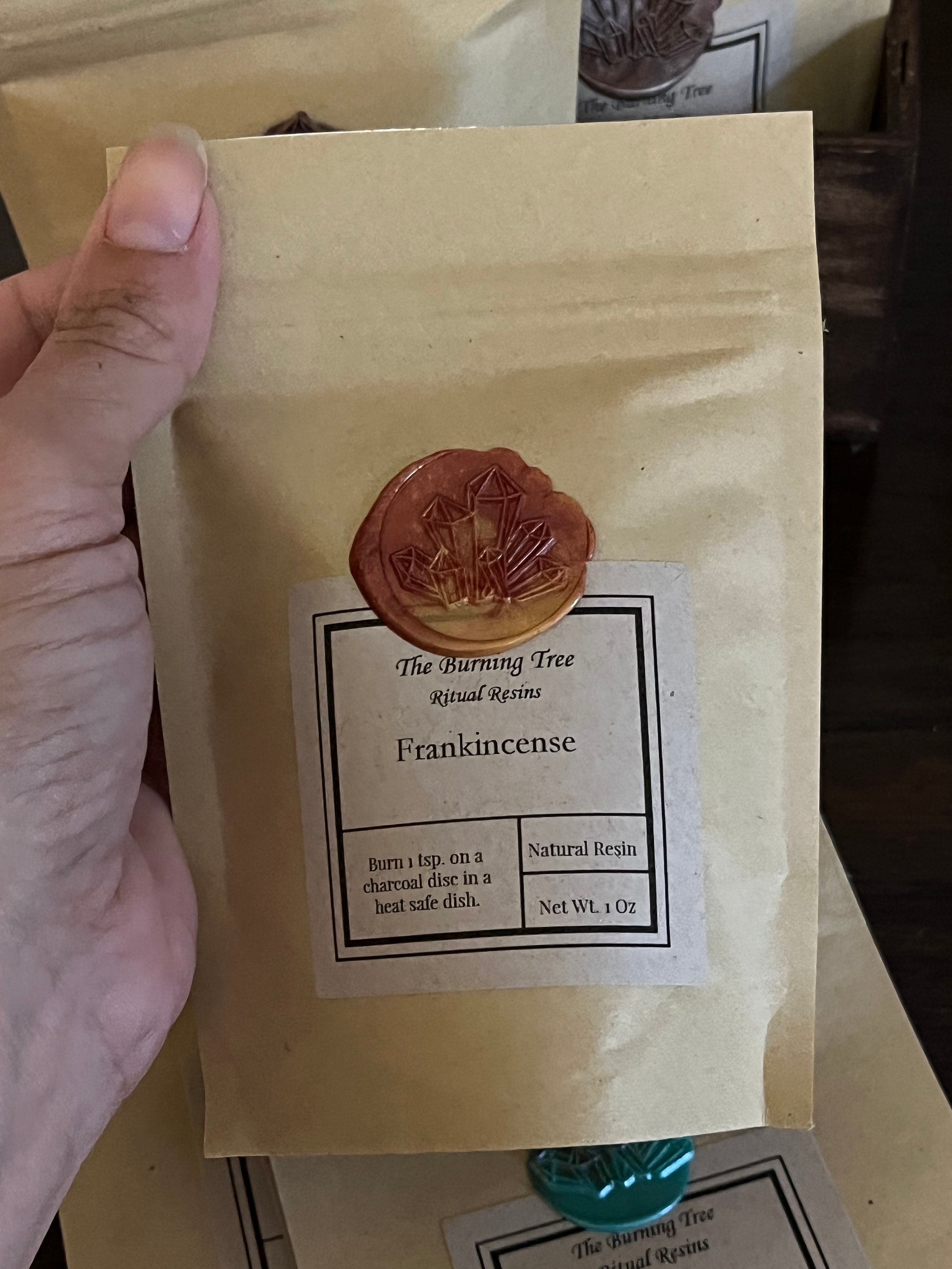 Money Drawing Incense Resin Incense Money Resin Wealth Etsy