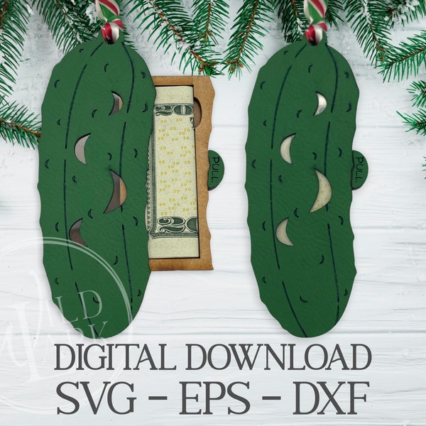 Kosher Cash Money Holder Ornament Design File - SVG, DXF, EPS