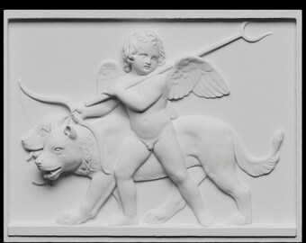 Pergamon Altar Nyx Frieze Panel – 3D Printed Greek Mythology Wall