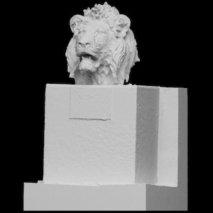 London Zoo Löwenkopf Statue