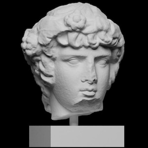 Marble Portrait Head of Antinous