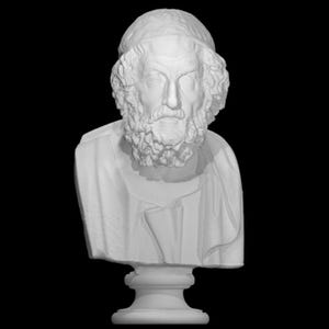 Portrait of Homer, Blind type