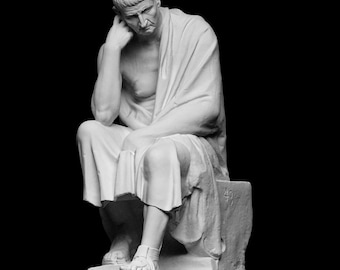 Statue of a seated philosopher (Bioplastic)