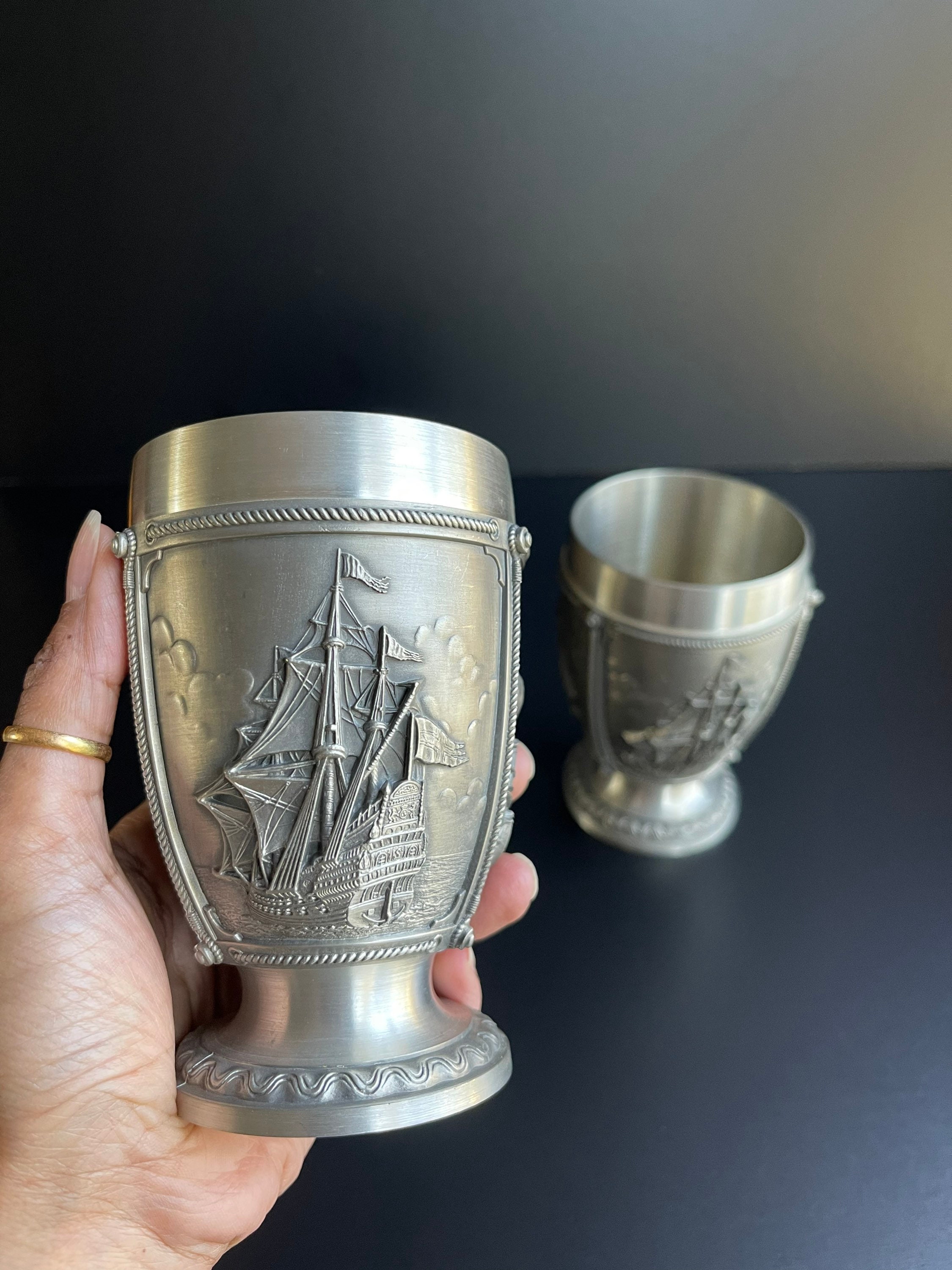 【​限​定​販​売​】 95 Rein Design SKS Vintage Zinn Pewter German Heavy Solid その他