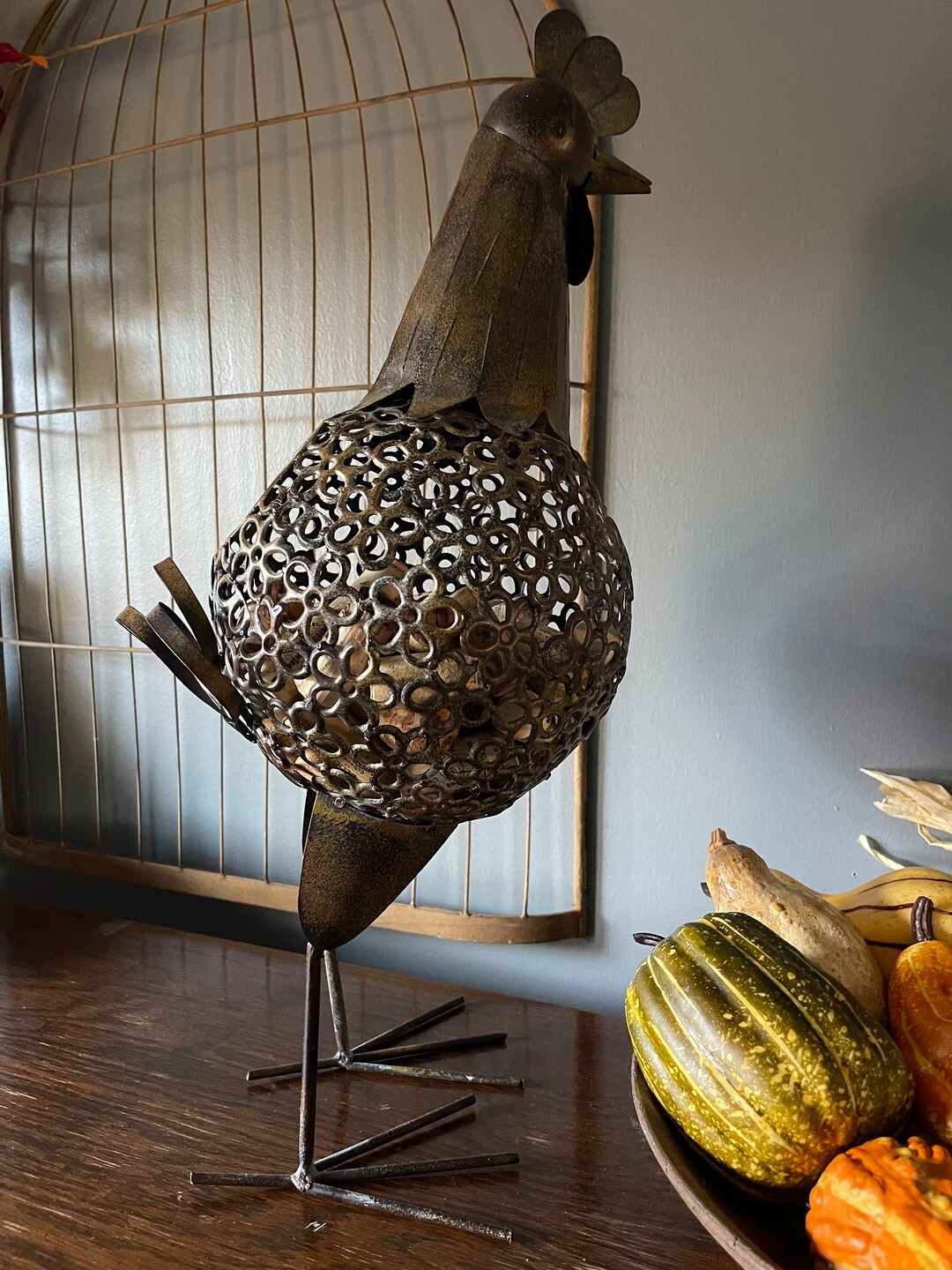Rustic Rooster Cork Holder Comfortably Holds 125 Corks 62 Etsy