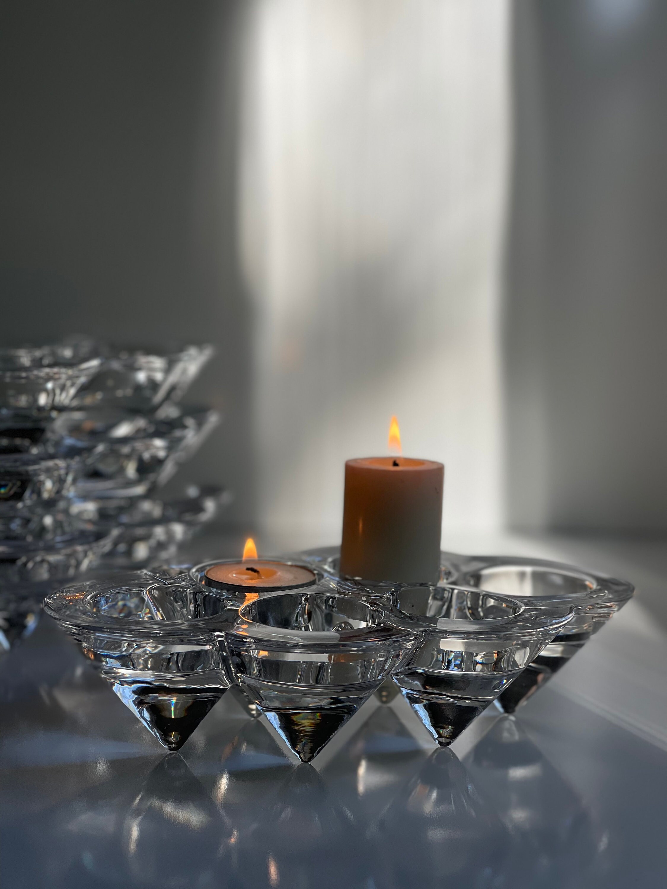 Villeroy and Boch Crystal Candlesticks - Etsy