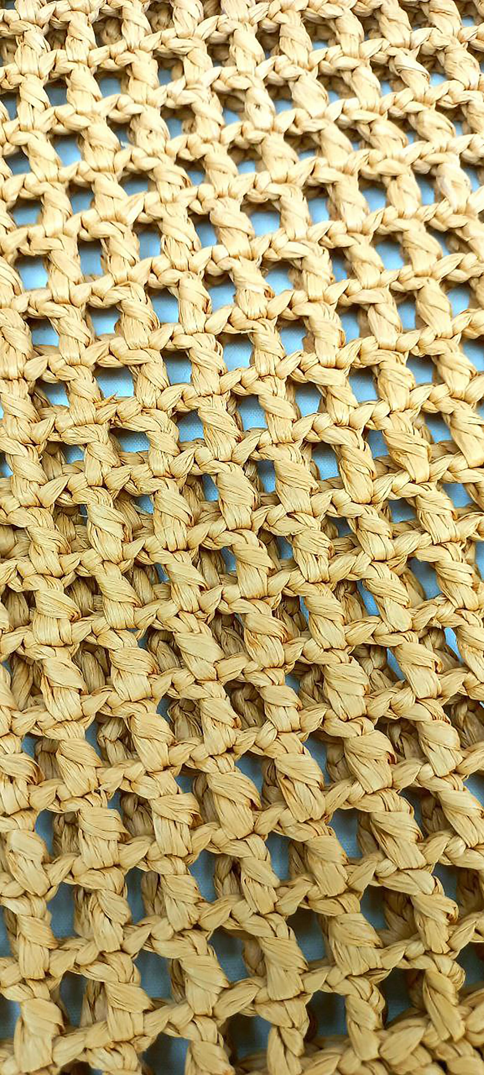 Top Handle Viscose Raffia Yarn Very Soft Double Knitted Etsy