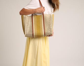 Mahnoor Hand Knitted Tote Shoulder Bag