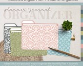 DIGITAL UNDATED ORGANIZER | Hyperlinked Lag Free Undated Plan + Journal Organizer Add On to Teacher Organizer
