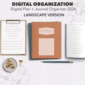 DIGITAL PLANNER ORGANIZER |  2026