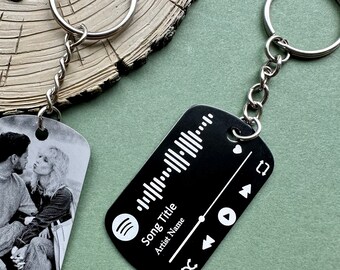 Spotify Song Keychains That Play Music Spotify Code Keychain