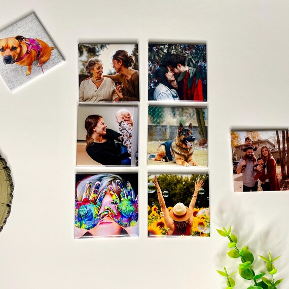 Personalised Photo Magnets: Custom Fridge Magnets, Bulk Christmas Gifts