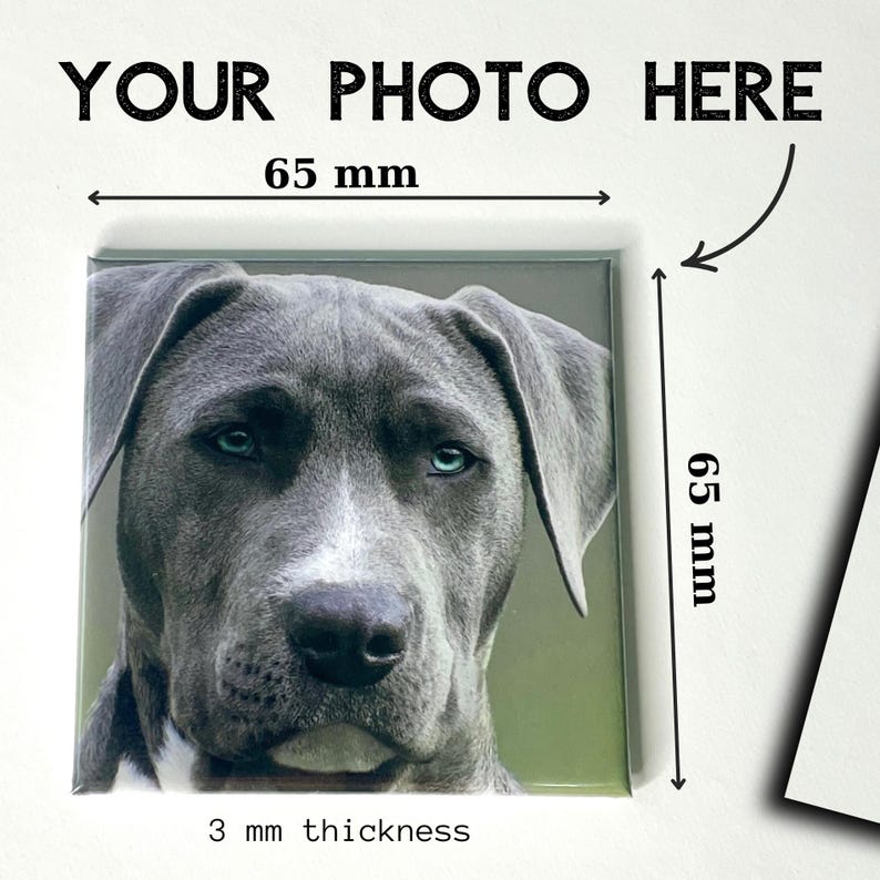 Personalised Photo Magnets: Custom Fridge Magnets, Bulk Christmas Gifts Bild 4