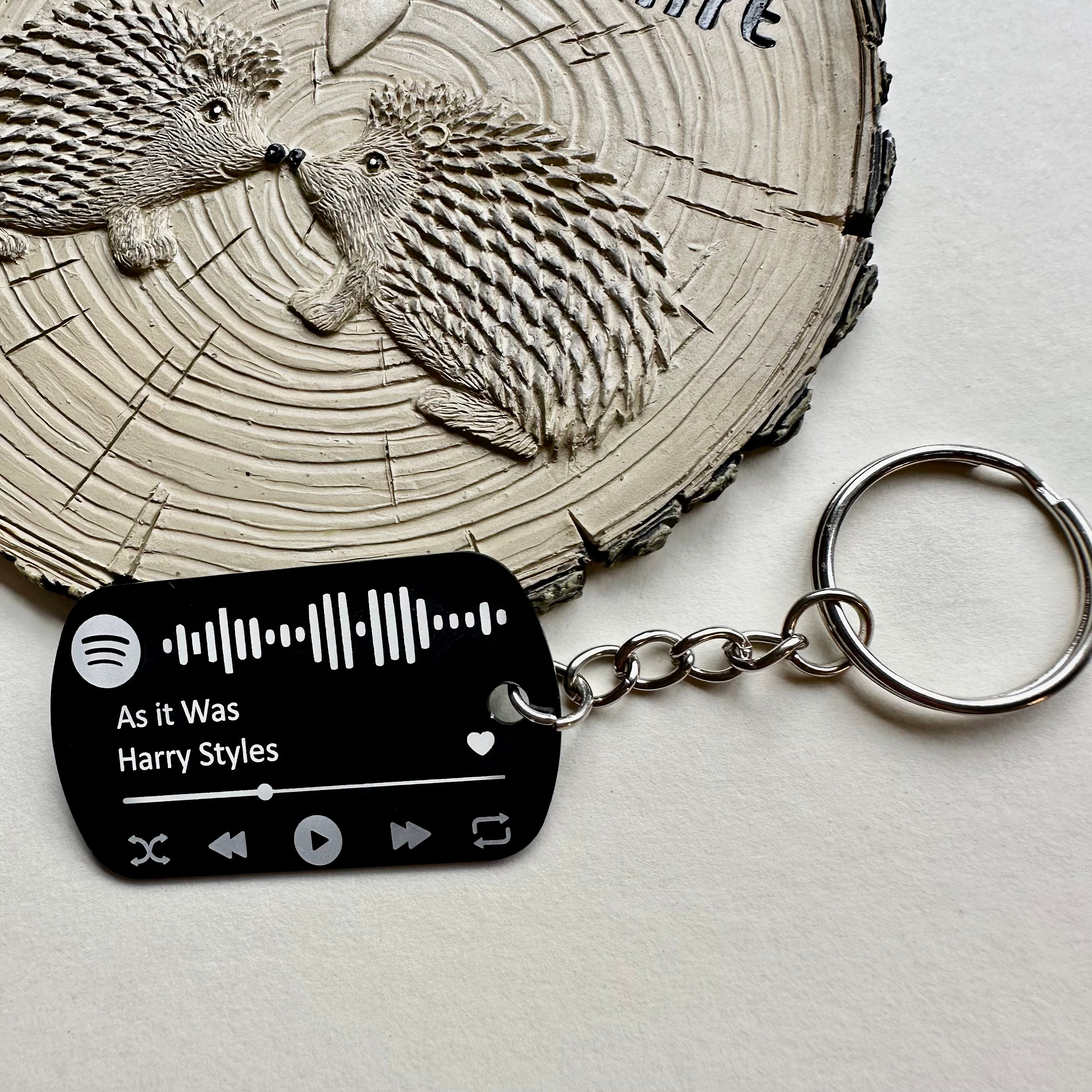 Spotify Code Keyring Personalised Photo Keyring Custom Etsy UK