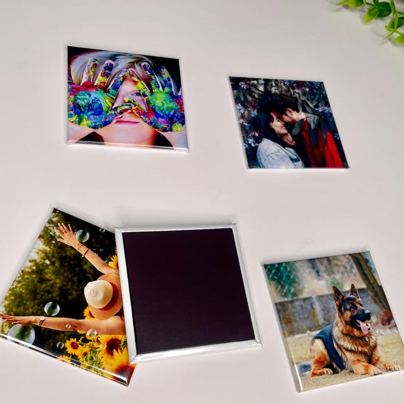 Personalised Photo Magnets: Custom Fridge Magnets, Bulk Christmas Gifts Bild 7