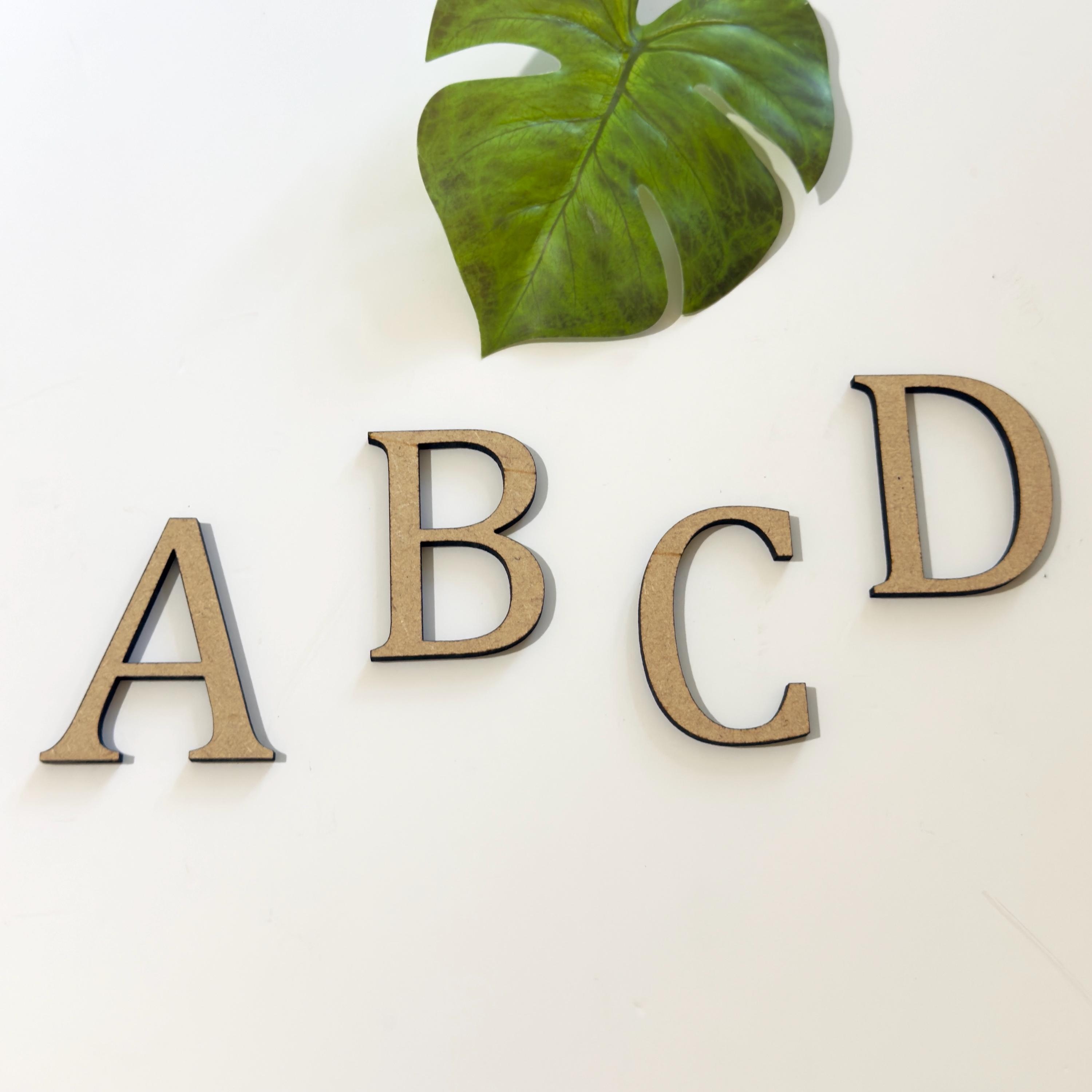 Premium Quality Wooden Letters MDF | Custom Craft Letters | 6 Sizes ...