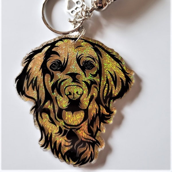 Golden Retriever Key Chain