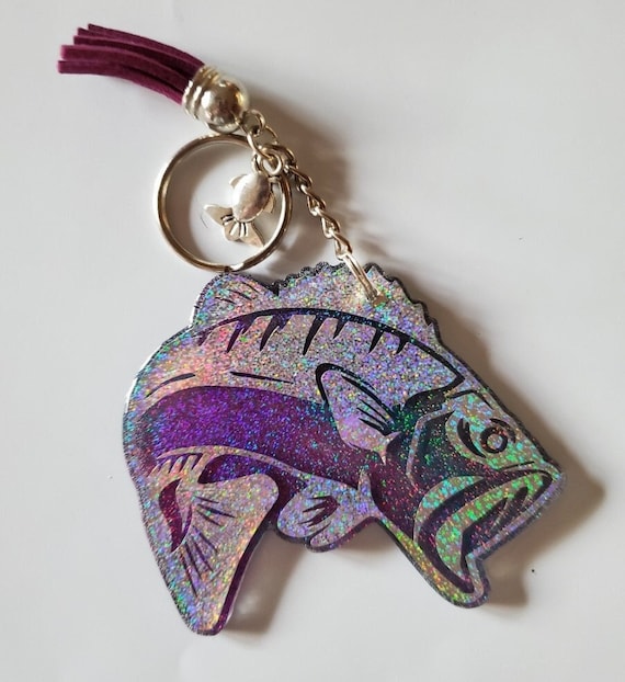 Bass fish keychain outlet