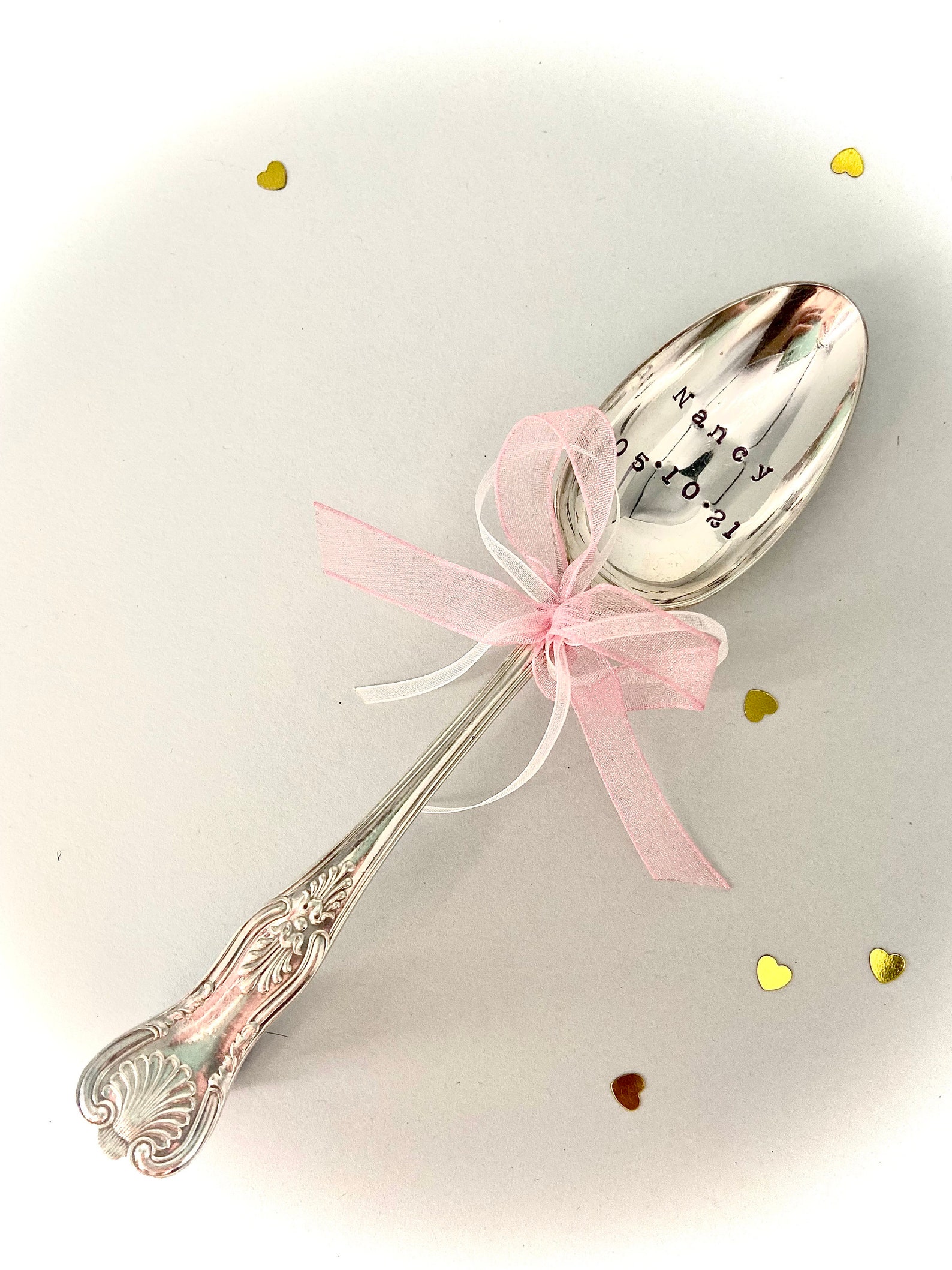 Personalised Silver Spoon Baby Gift New Mum Gift Etsy UK