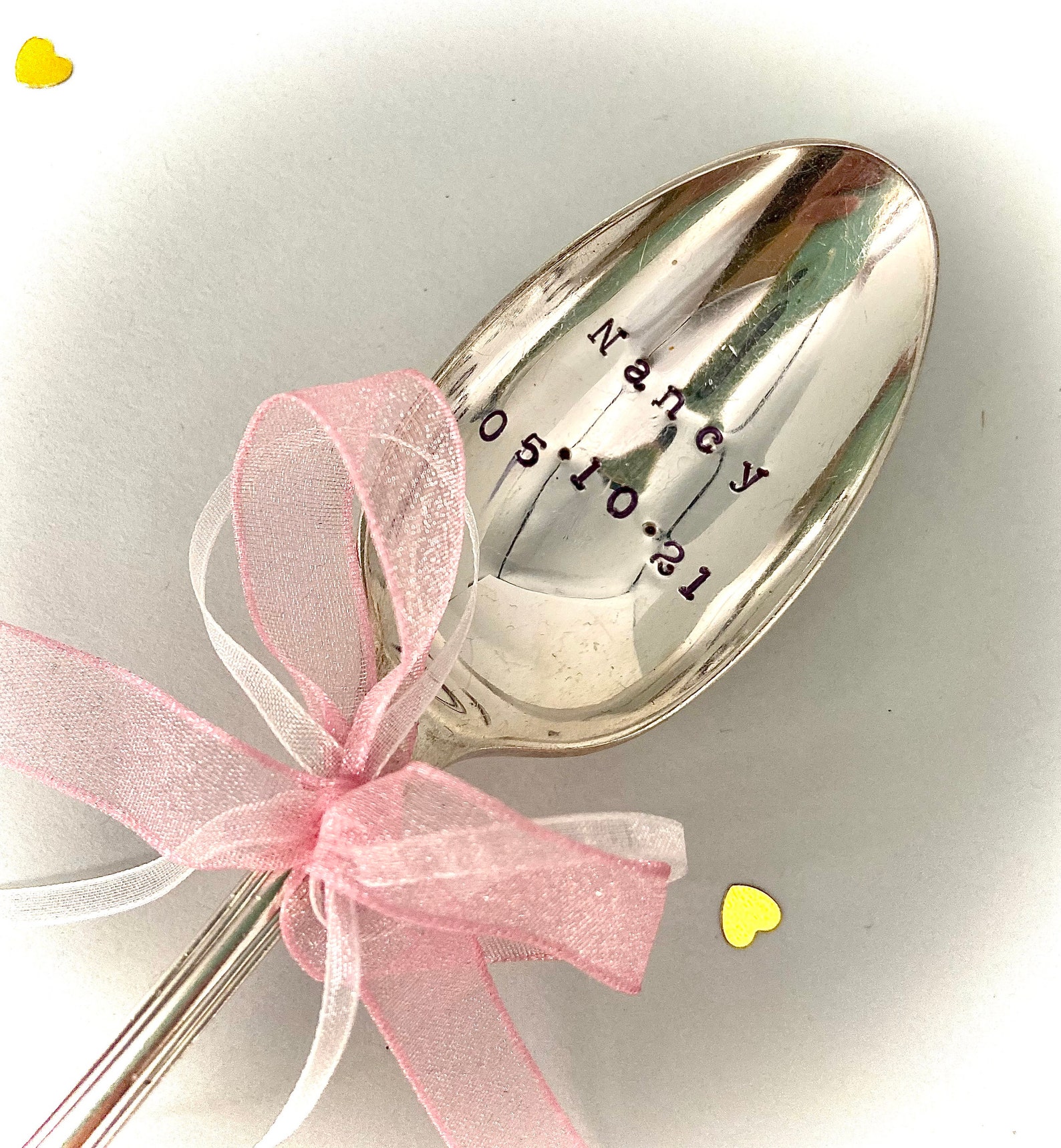 Personalised Silver Spoon Baby Gift New Mum Gift Etsy UK