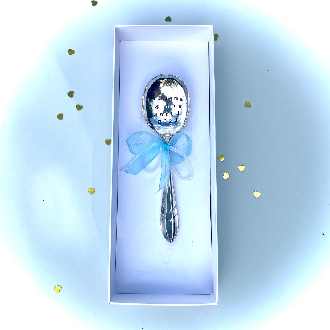 Personalised Silver Spoon Baby Gift New Mum Gift Etsy UK