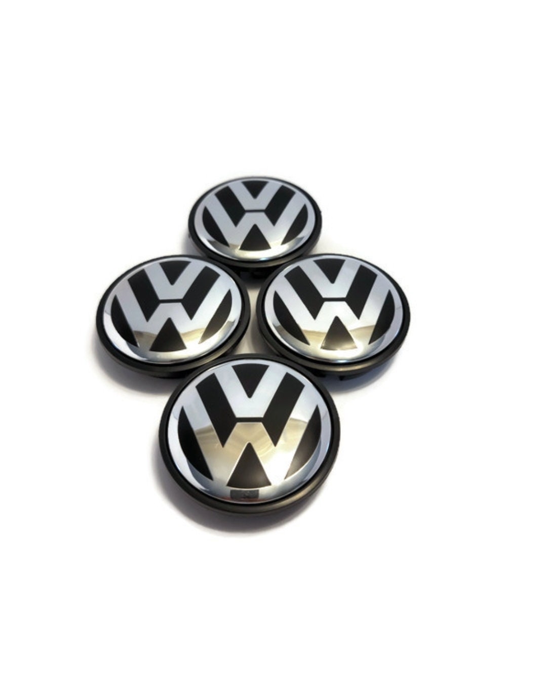 Wheel stickers Volkswagen imitation all size Centre Cap Logo Badge Wheel Trims 3d 50mm. 