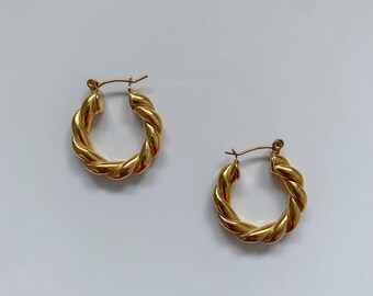 Boucles d’oreilles Gold Twist