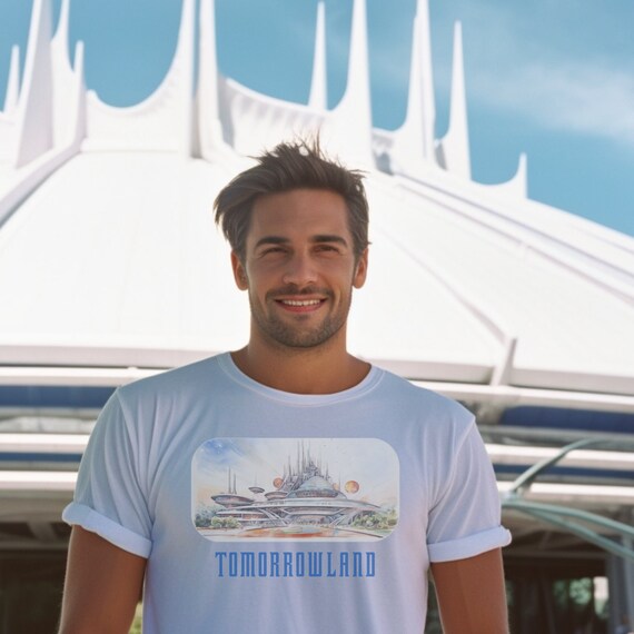 Tomorrowland T-shirt, Cute Colorful Disney Shirt, Disney Shirt