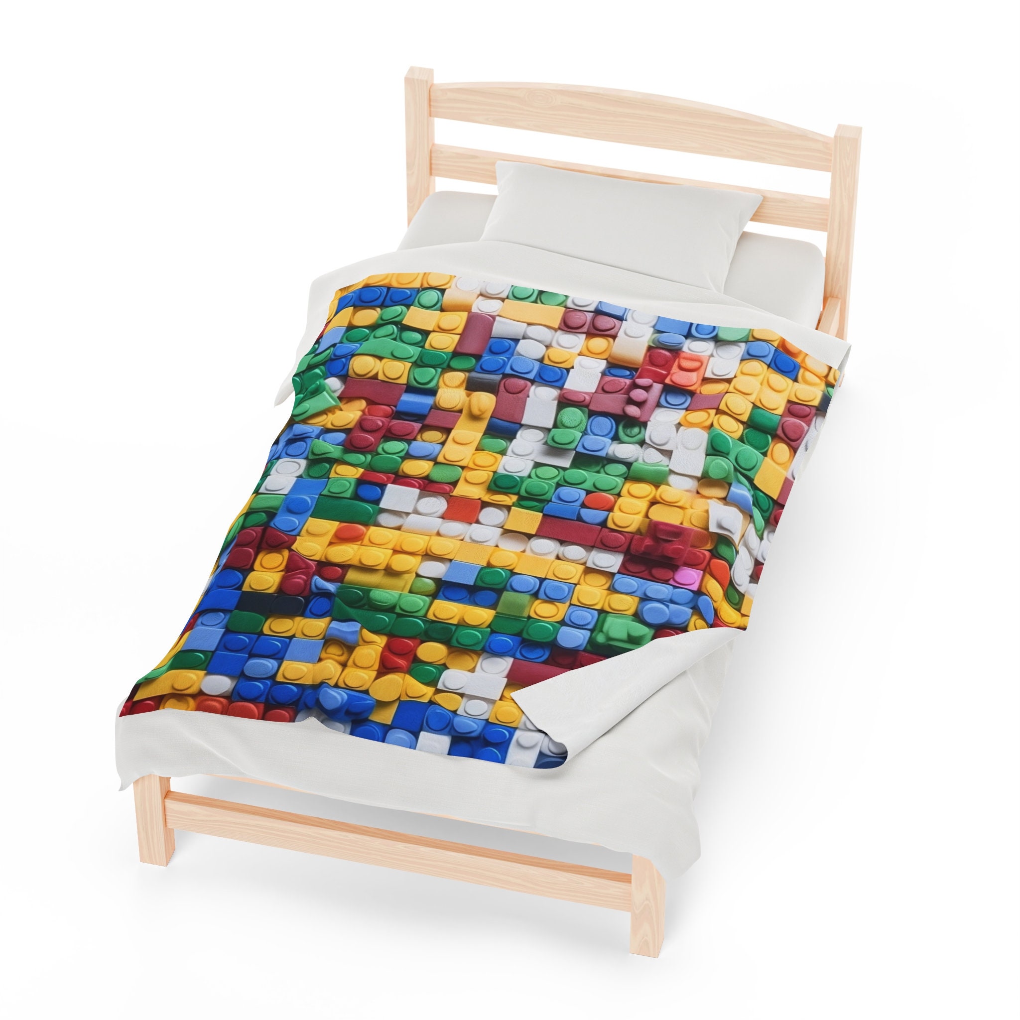 LEGO Velveteen Plush Blanket, Lego Blanket, Lego Plush Blanket, Lego ...