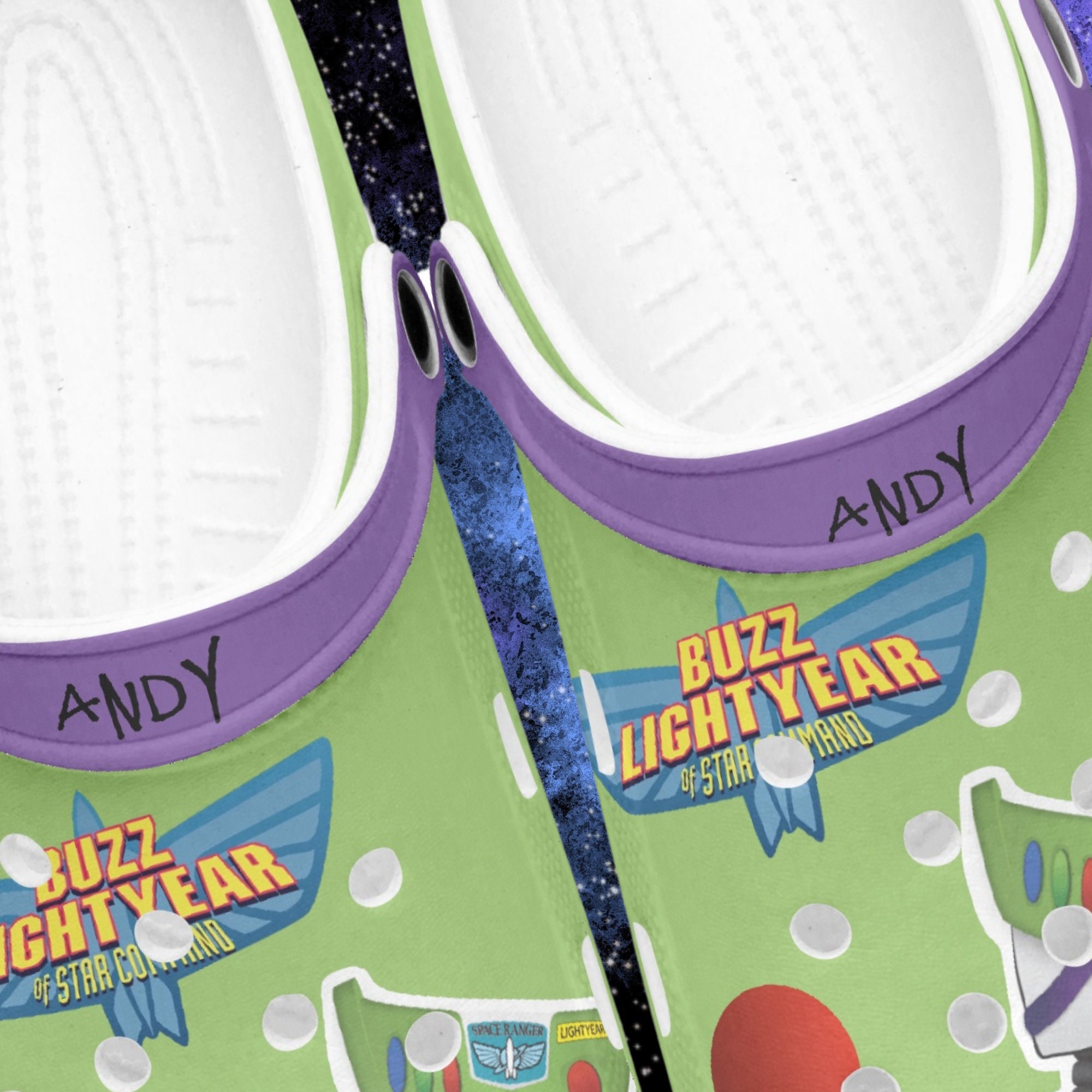 Buzz Lightyear Clogs, Disney Clogs, Disney Character Clogs, Buzz Clogs