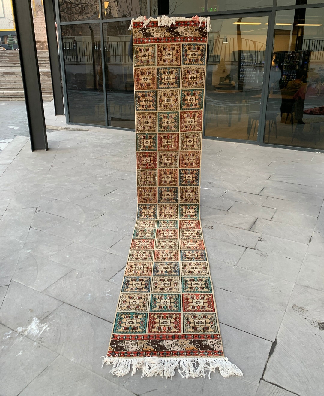 Thin Runner Rug Extra Long Runner 2x11ft Narrow Runner Etsy