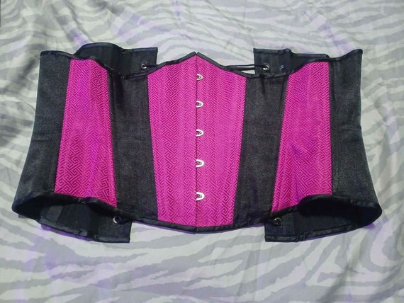 zara pink satin corset - Gem