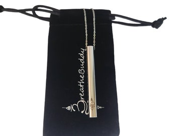 Pour le soulagement de l'anxiété, collier de respiration