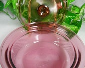 Pyrex Cranberry Vision Ware Bowl with Lid