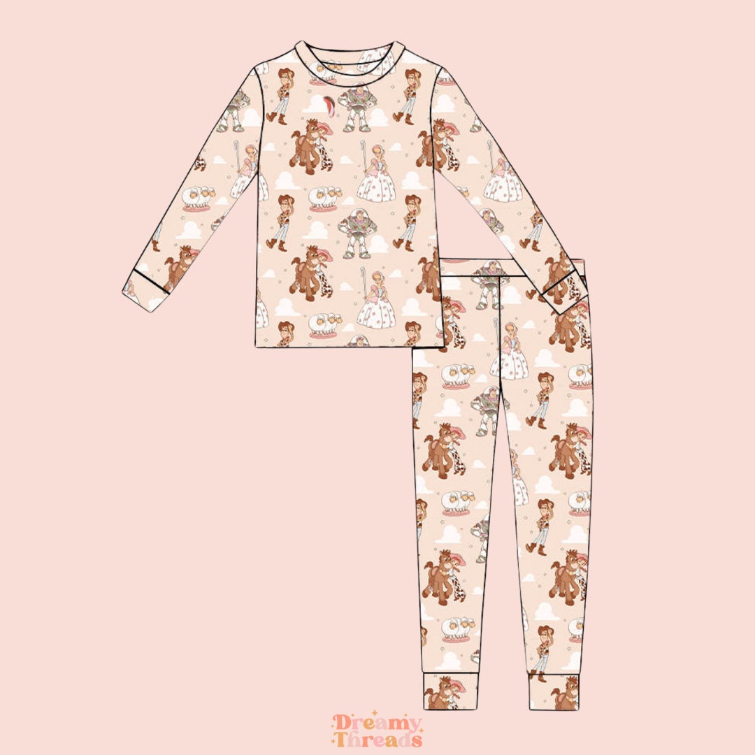 Toy Story Soft Pajama Set for Toddlers Buzz Pajamas Woody and Jessie Matching Family Pajamas Brother and Sister Pajamas Hollywood Studio Etsy