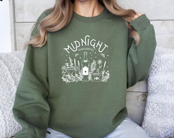 Magic Sweatshirt, Midnight Margaritas Top, Practical Magic Sweater, Drinking Gift, Cute Halloween Jumper, Movie Sweatshirt, Funny Halloween
