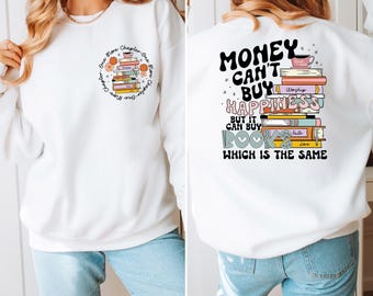 Leestrui, boekenliefhebber trui, motiverende top, quote sweater, leestrui, boek nerd cadeau, damesboektop, boekcadeaus