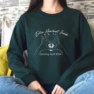 Pregnant Sweatshirt, Mum To Be Sweatshirt, Pregnant Mum Sweatshirt, Baby Announcement Top, Pregnancy Reveal, Maternity Jumper, Mummy to be imagem 3