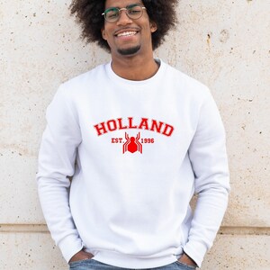 Tom Holland Sweatshirt, Holland 1996 Sweater, Spider Man Sweatshirt, Tom Holland Fan Gift, No Way Home Jumper, Spiderman Crewneck Christmas image 5