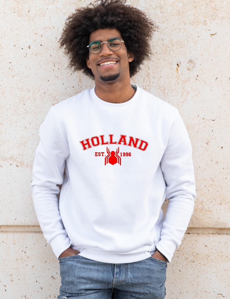 Tom Holland Sweatshirt, Holland 1996 Sweater, Spider Man Sweatshirt, Tom Holland Fan Gift, No Way Home Jumper, Spiderman Crewneck Christmas image 5